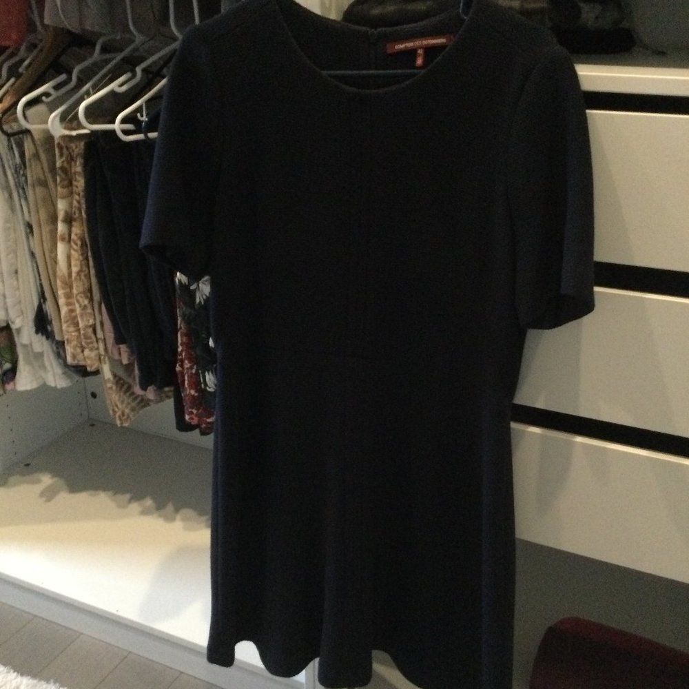 Navy blue chic modern elegant dress for any event